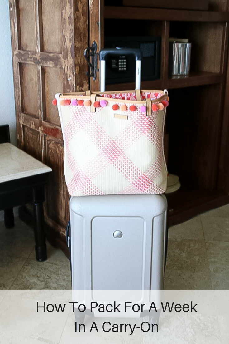 How To Pack For A Week Trip In A Carry-on featured by popular Los Angeles life and style blogger, The Fashionista Momma